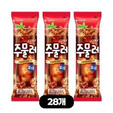롯데 튜브 아이스크림 주물러 콜라, 28개, 130ml
