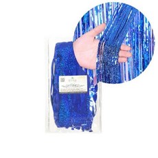 홀로그램파티커튼(폭1m/높이2m)-블루rio1+9mds