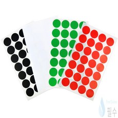 필수가게 칭찬스티커 지름19mm 7매 소량스티커, 적색, 7개, 적색