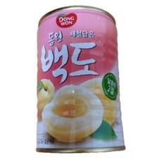 동원 복숭아 백도 (1박스) 400g 24개