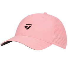 테일러메이드 26 LS 햄튼 퍼포레이티드 UF102 남성 골프모자, 핑크, 1개