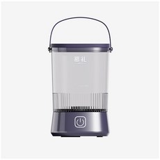 메이크업 브러쉬 자동 세척기 전동 회전 클리너 브러쉬 소형 휴대용 청소 딥 클리닝, 퍼플