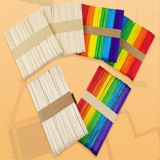 도메라스토어 색깔나무막대 도메라스토어 나무막대스틱컬러, 일반(대)