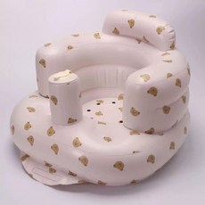 充氣學坐椅 充氣座椅 嬰兒椅 寶寶椅 兒童充氣椅 寶寶學坐椅 嬰兒充氣沙發 洗澡坐椅 幫寶椅 椅子 充氣椅, 熊頭