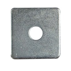 사각와샤 M10(3/8) 40x40 3T 백색 평와샤 대와샤 아연도금 사각형 와셔아연도금, 1개, 10mm, 5/8(15.8mm)