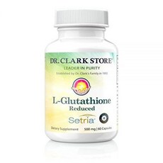 Dr. Clark 글루타티온 환원형 항산화 보충제 500 MG 60 캡슐 260315, Dr. Clark 글루타티온 환원형 항산화 보충제, 5