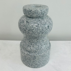 건암석재 A급 묘지 화병 성묘 산소 돌화병 21cm 중형 납골당 화병