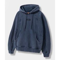 브랜드정품 디미트리 블랙 VLAD 피그먼트 슬래쉬 후드 티셔츠_네이비 225949