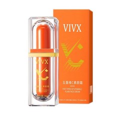 VIVX 五重維C 素顏霜 輕薄保濕不黏膩 提亮遮瑕隔離 無需卸妝, 1個