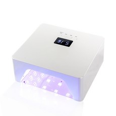 跨境42顆燈珠插電不黑手美甲燈指甲油膠烤燈光療機led跨境熱銷, 1個, 珍珠白