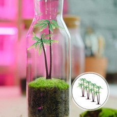 미니어처 풍경 야자수 장식 데스크탑 정원 조경 식물, 1개, 기본