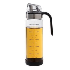 내열유리 자동개폐 오일병 참기름 시럽 간장 소스통 1EA, 본상품, 호오라 1