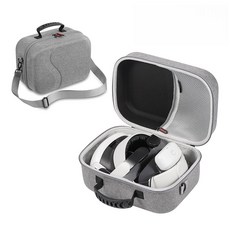 BOBOVR 改裝頭戴收納包側背包丨相容於Quest 3S/3 適用 M3/S3 Pro/KIWI 頭戴等, 灰, 1套, GB0001