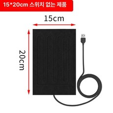 온코 패드 온열 시트 12V 자동차 12V 히터 발열패, 히팅패드 15x20cm