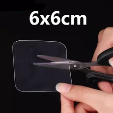 슈퍼 강한 양면 접착 나노 테이프 투명 벽 스티커 방수 가정용 제품 접착제 흔적 없음 100pcs, 03 20pcs, 01 Square 6x6cm, 03 20pcs