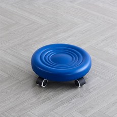 바퀴 작업용 이동형 리프트 앉은뱅이 사다리 수동 천장, L. 파란 물결 색상