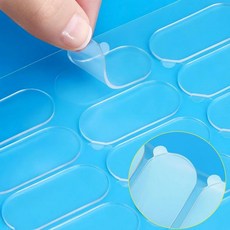 박물관 접착제 퍼티 젤 240개 접착 스틱 도트 양면 투명 벽걸이용 탈착식 공예품 풍선 축제 파티 장식 4.37인치 X 4.00인치, 240pcs