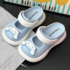 키높이 페이스 샌들 240mm 슬리퍼 시나모롤 통굽