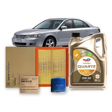 NF 쏘나타 LPG LPI 04-14년식 토탈쿼츠 합성유+순정필터, 에어필터 오일필터 엔진오일 4리터