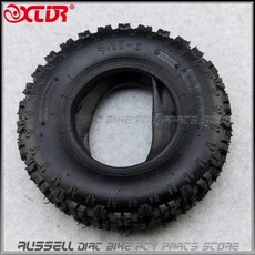 쿼드 카트 청키 타이어 내부 튜브 잔디 예초기 모델 스쿠터에 적합, 1개, 기본