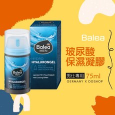 Balea 芭樂雅::男士專用::玻尿酸保濕凝膠::24H護理::75ml, 1個, 75ml