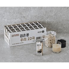 삼육두유 검은콩 우리 22곡 광천김증정, 190ml