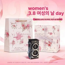 복고 미러리스 고화질 입문용 전후면 브이로그 듀얼 셀카, 1개, 여신데이 한정판 포장 A