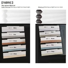 전기식 데이 나이트 셀룰러 쉐이드 데이 나이트 허니콤 블라인드 이중 원단 맞춤 제작