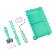 부드러운 벽 페인팅 및 DIY 홈 리노베이션과 호환되는 플라스틱 손잡이가 있는 2/4인치 스펀지 페인트 롤러 10개 팩, 2인치