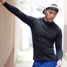 남성 래쉬가드 비치웨어 솔리드 티셔츠 수영복 블랙, 블랙_M