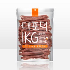 대포덕, 1개, 1kg, 오리가슴살 슬라이스