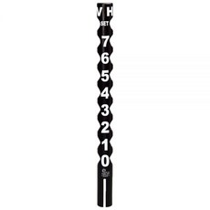 Tourna Tennis Net Post 스코어 튜브 블랙, Black, 1개