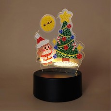 산타요정 트리 아크릴무드등 DIY 수면등만들기 집콕놀이 취미키트 공작놀이 어린이집