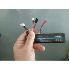 라디오마스터 WFLY Flysky 송신기 원격 제어용 BQY 전원 11.1V 3S 2200 mAh 8C RC 리포 배터리 후타바 JR, 01 108 31 19mm, 1