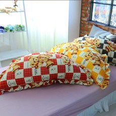 쭈앙 메달곰 반달쿠션 커버 (솜별도), 블랙