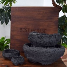 [ON디자인] 화산석 분재형 2호 11x6.5cm 테라스화분