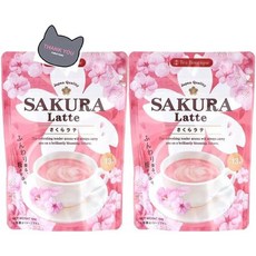 티 부티크 벚꽃라떼 사쿠라라떼 분말 파우더 104g x2팩, 1세트, 2개입