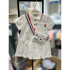 [압소바] 여름 50% /한여름 시원하게 입기 좋은 면 원피스 /기능성 원단으로 흡습 속건 /귀여운 가방이 세트로 /등원룩 문센룩으로 편하고 예쁘게*뚜아르원피스*