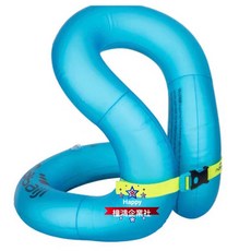 NABAIJI 兒童充氣套頭游泳啟蒙背心 - 游泳運動用品, 1個, 50-75公斤藍色1個