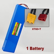 Citycoco BMS 전기 스쿠터용 리튬 이온 배터리 팩 48V 15Ah 1000W 13S4P 54.6V, 1)XT60 T-1battery