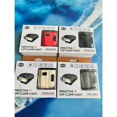 感應式夾帽燈 頭燈 USB充電 釣魚燈 夜釣, 1個