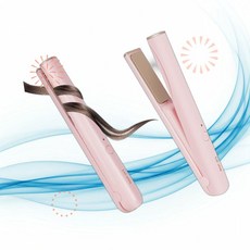 LIVAVIVA 리바비바 앞머리 고데기 미니 휴대용 무선 헤어 스트레이트너 USB 충전식 빠른 MX