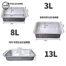 오토바이 받이 정비 통 셀프 엔진오일 오일교체, 스몰 아연도금그릇