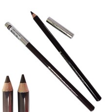 (블랙+딥브라운)프로페셔널 연필타입 우드 아이라이너 펜슬, 1개, 블랙+딥브라운