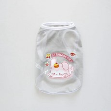 귀여운 여름 얇은 통기성 작은 탱크 동물 인쇄 고양이와 옷 경량, 색상: 1. gray / 크기: D. L