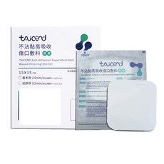 【TAICEND泰陞】不沾黏高吸收傷口敷料 3.5mm/15X15 散裝, 1個