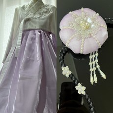 한복드레스 여성 전통 개량한복원피스 웨딩한복 피로연드레스 생활한복 세미웨딩촬영용