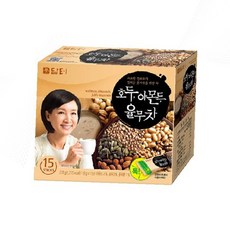 호두아몬드율무차 견과류차 곡물차 티백 차 가정용 사무실 간편음료 따뜻한차, 18g, 1박스