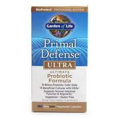 Garden of Life Ultra綜合益生菌素食膠囊, 180顆, 1罐