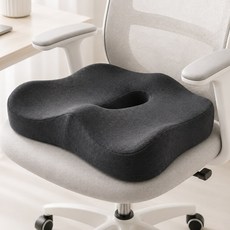 디모어 3D 4세대 바른자세 기능성 쿠션 방석, 블랙